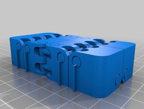 actually printable kobayashi fidget cube fat hinge flat mechanical toys 3d print model - Mito3D