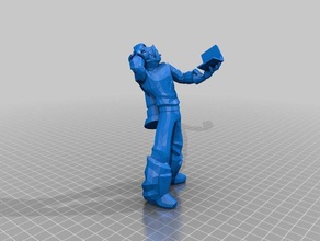 skt statuette ryze vidéo jeux ligue des légendes 3d print model - Mito3D