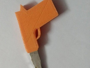 anahtarı silah Anahtarlık 3d print model - Mito3D