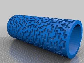 silindir labirent mühendislik 3d print model - Mito3D