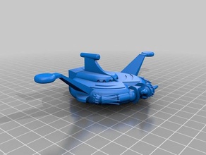grendizer spacer 3d baskı 3d print model - Mito3D