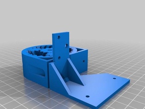 gwas customized parametric peristaltic pump mount parts 3d print model - Mito3D