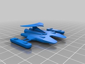 marinha spacerdelfino espacial 3d impressão 3d print model - Mito3D