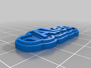 alec keychain keychains customized 3d print model - Mito3D