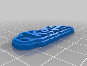 kevin llavero llaveros personalizado 3d print model - Mito3D