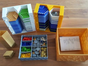 scatola di immagazzinaggio esploratori, pirati giocattolo gioco accessori catan 3d pezzi settlersofcatan i coloni 3d print model - Mito3D