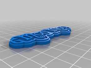 moo keychain keychains customized 3d print model - Mito3D