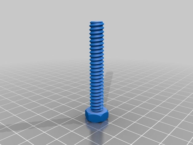 m8 bolt parts 3D print model - Mito3D