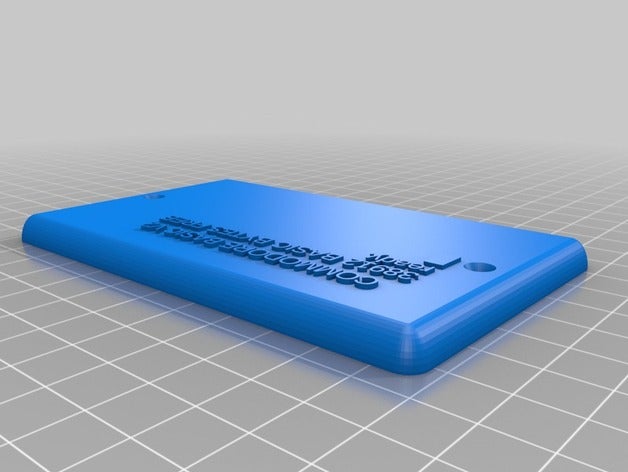 meu personalizada básica tomada de cobertura substituição partes 3D print model - Mito3D