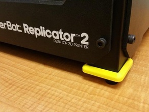 replicator 2 Fuß 3d Drucker - Zubehör anti-Schock anti-vibration Füße Nivellierung replicator2 3d print model - Mito3D