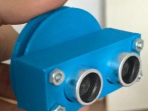 ultrassonic sensor de caso robótica arduino hc-sr04 3d print model - Mito3D