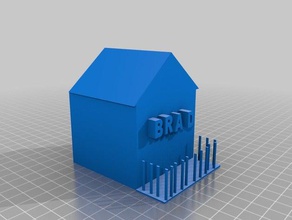 bradley house 3d stampa 3d print model - Mito3D