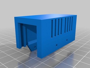 casella in alto basso stampare due volte l'elettronica personalizzato 3d print model - Mito3D