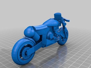 bicicletta a motore 3d la stampa tinkercad 3d print model - Mito3D