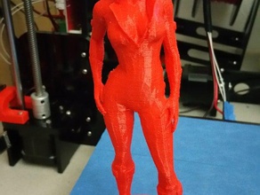catwoman figure batman arkham city scans replicas blender dc comics rocksteady video game character 3d print model - Mito3D