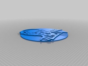 kfc logo 3d l'impression 3d print model - Mito3D