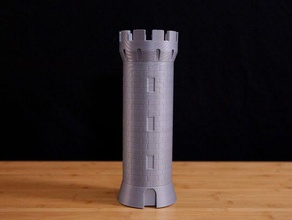 torre de armazenamento recipientes castelo crianças brinquedo 3d print model - Mito3D