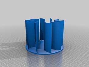 my customized centrifugal fan generator blade tools 3d print model - Mito3D