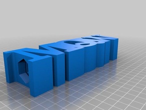 lapiz mqw sinais logotipos personalizado 3d print model - Mito3D