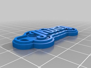 jhing keychain2 keychains customized 3d print model - Mito3D