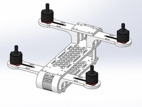 150 frame quad bricolage 3d print model - Mito3D