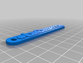 lacasetta ext1 portachiavi Schlüsselanhänger angepasst 3d print model - Mito3D