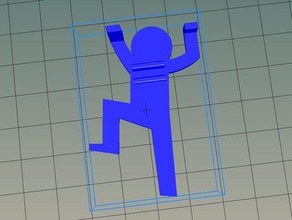 climbing man clips 3d printing 3d print model - Mito3D