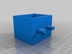 mi personalizados titular 2-peg tableros organización 3d print model - Mito3D