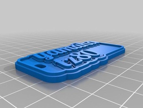 jorge i portachiavi personalizzato 3d print model - Mito3D
