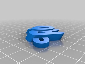 my customized iamburnystext name keyring keyfob organization 3d print model - Mito3D