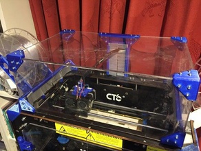 ctc bizer çift Diğerleri kapak kapılar 3d yazıcı parçalar yükseltir menteşe çoğalıcı klon üst 3d print model - Mito3D