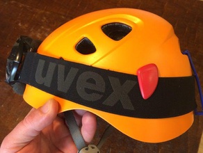ski goggle strap petzl picchu kids climbingbike helmet sport outdoors goggles 3d print model - Mito3D