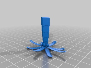 austins del árbol de la palma 3d impresión 3d print model - Mito3D