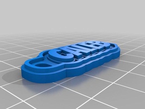 caleb keychain keychains customized 3d print model - Mito3D
