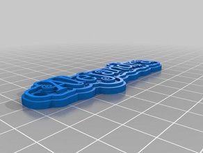 alejandra Schlüsselbund Schlüsselanhänger angepasst 3d print model - Mito3D