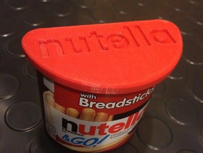 nutella &golid Container 3d print model - Mito3D