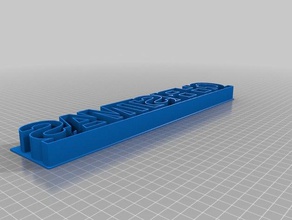 Noel çerez kesici mutfak yemek özelleştirilmiş 3d print model - Mito3D