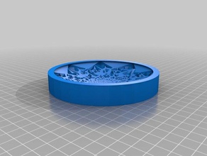 de voronoi coaster parabolique cuisine à manger sous-verres 3d print model - Mito3D