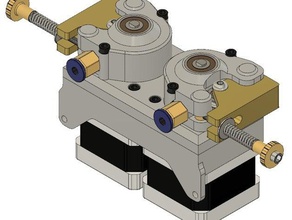 dpge double réducteur planétaire de l'extrudeuse bêta 3d l'imprimante extrudeuses extrudeuse extrusion 3d print model - Mito3D