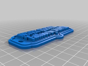 dyem2&eacute keychains customized 3d print model - Mito3D