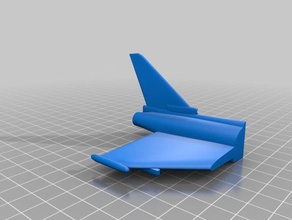 eurofighter typhoon schneiden Sie in 4 Teile Fahrzeuge 3d print model - Mito3D