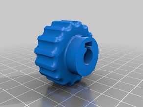 8mm lead screw knob acme 3d printer parts leadscrew 3d print model - Mito3D