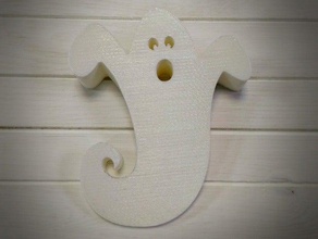 halloween ghost door stop decor doorstop stopper 3d print model - Mito3D