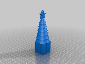 christmas ornament 3d printing tree 3d print model - Mito3D