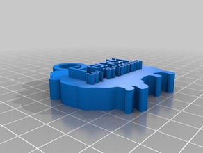 fendi meiner pmeranian id Schlüsselanhänger angepasst 3d print model - Mito3D