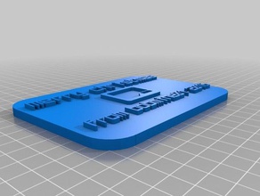 merry christmas 2016 yt signs logos customized 3d print model - Mito3D