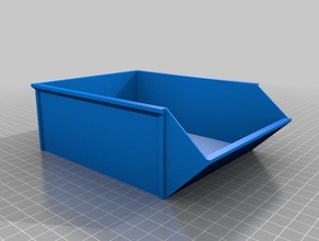 mon personnalisés simple partie de la corbeille les conteneurs 3d print model - Mito3D