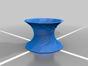 catenoid vase math Kunst 3d print model - Mito3D