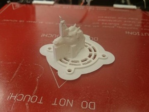 unicorn fan grate fixed computer 3d print model - Mito3D