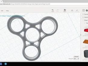 conception différente tribar fidget toyspinner 3d l'impression 3d print model - Mito3D